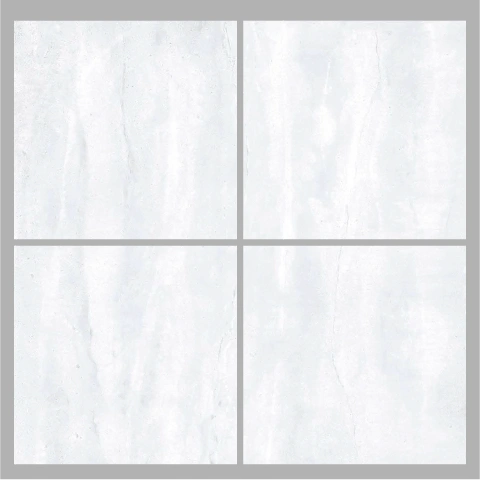 Matētas flīzes FLUTTO BIANCO, 60x60 cm, DG